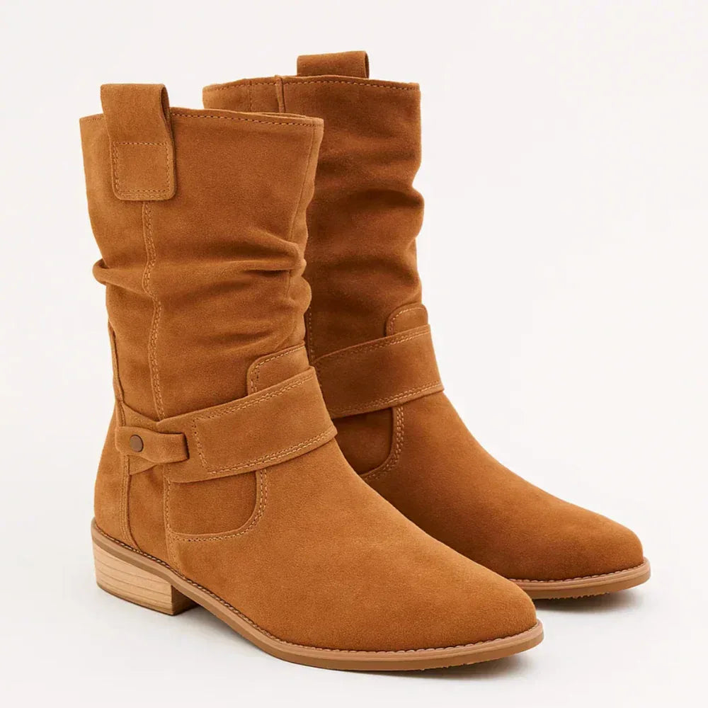 SUEVANAE™ | SUEDE BOOTS - MABEL LONDON