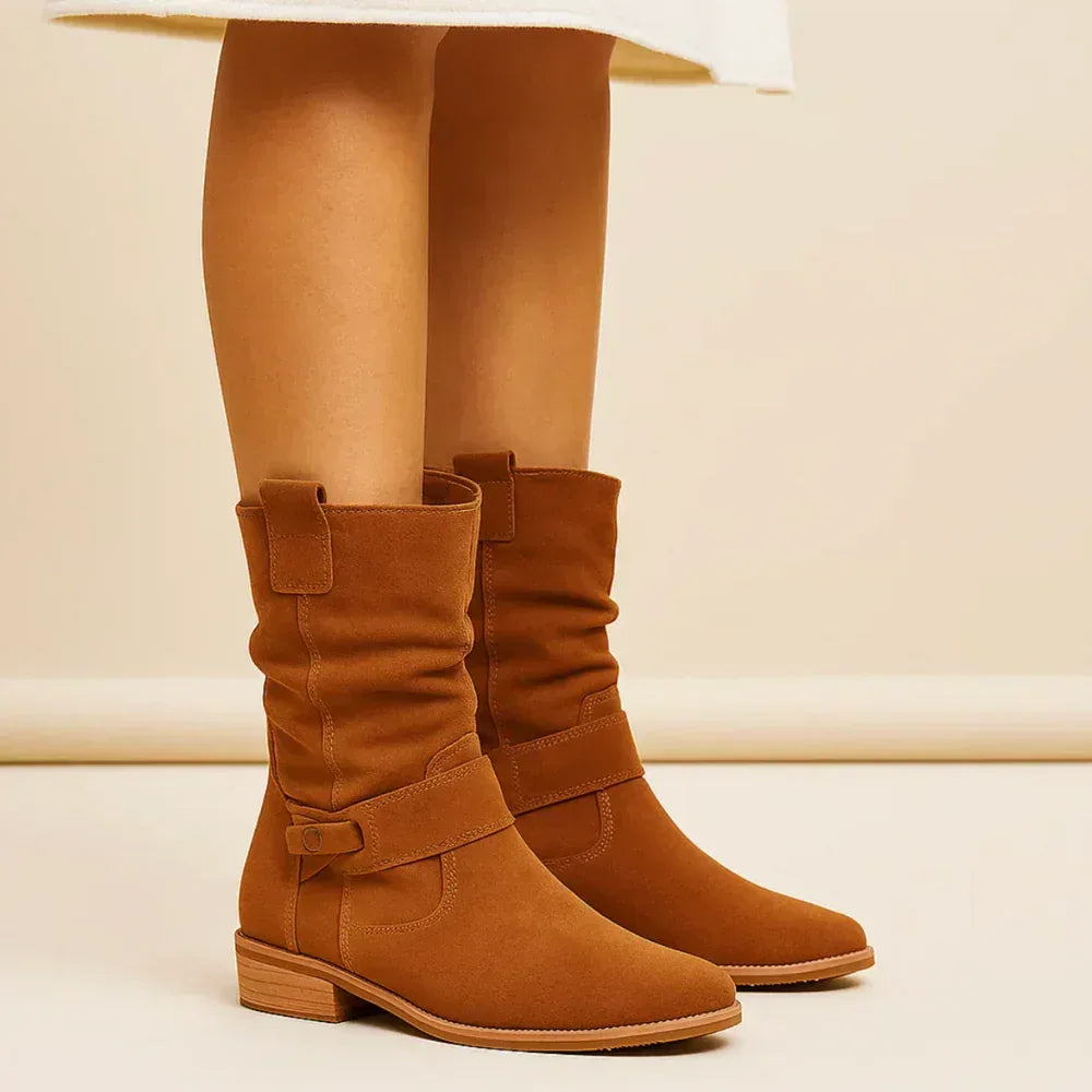 SUEVANAE™ | SUEDE BOOTS - MABEL LONDON