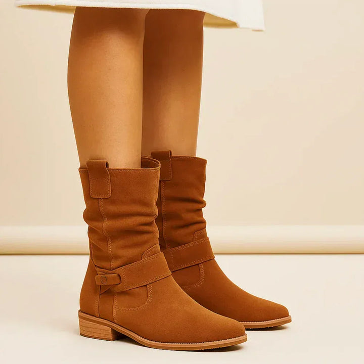 SUEVANAE™ | SUEDE BOOTS - MABEL LONDON