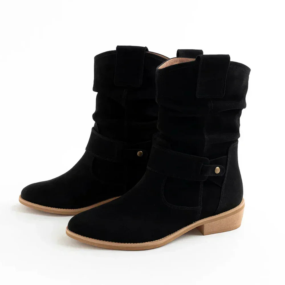 SUEVANAE™ | SUEDE BOOTS - MABEL LONDON