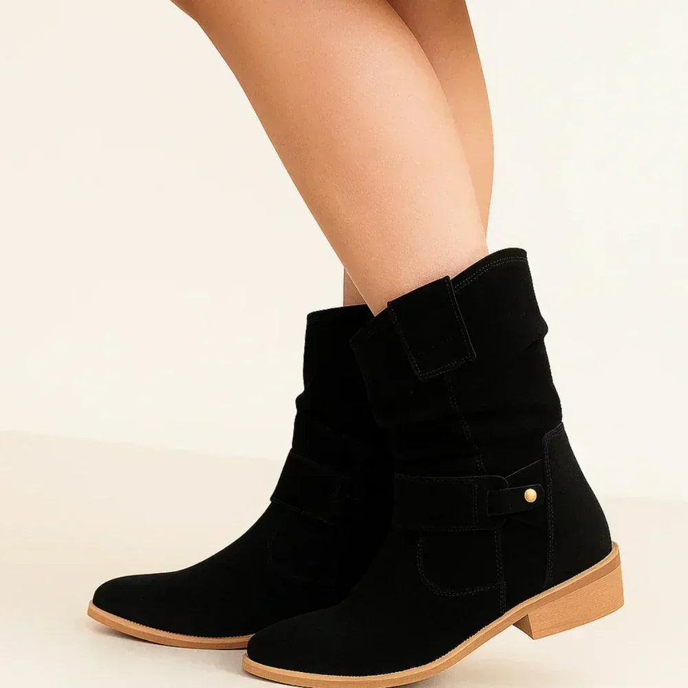 SUEVANAE™ | SUEDE BOOTS - MABEL LONDON