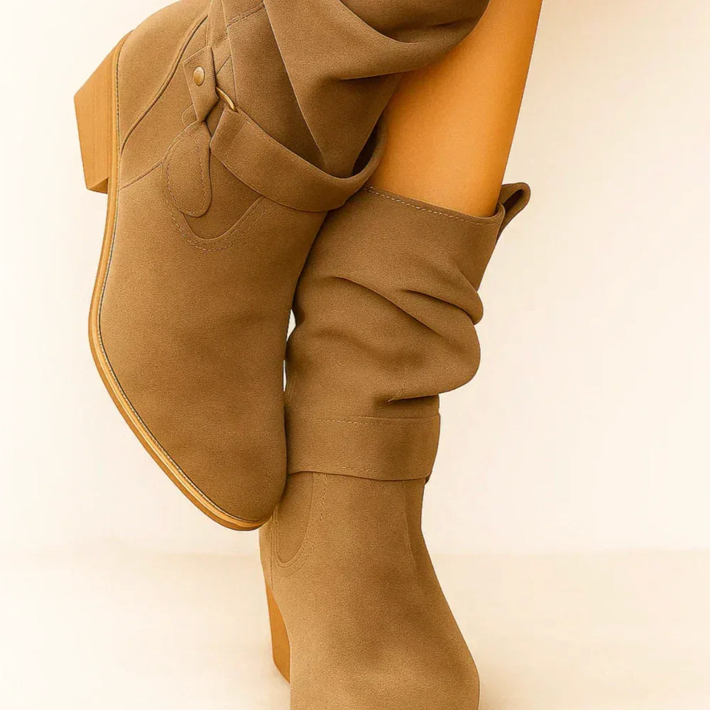 SUEVANAE™ | SUEDE BOOTS - MABEL LONDON