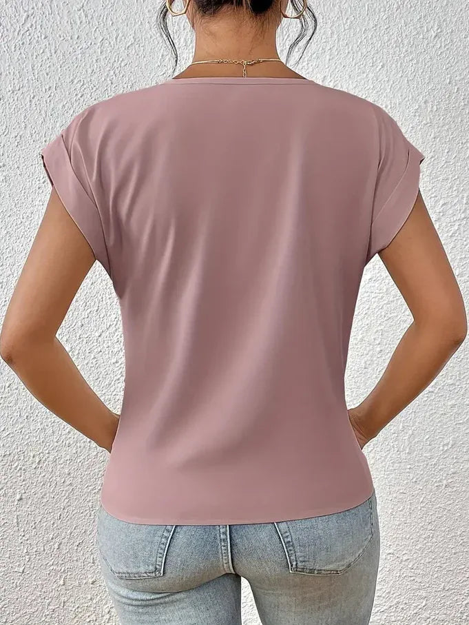 BELLE™ | The Stylish V-Neck Top - MABEL LONDON