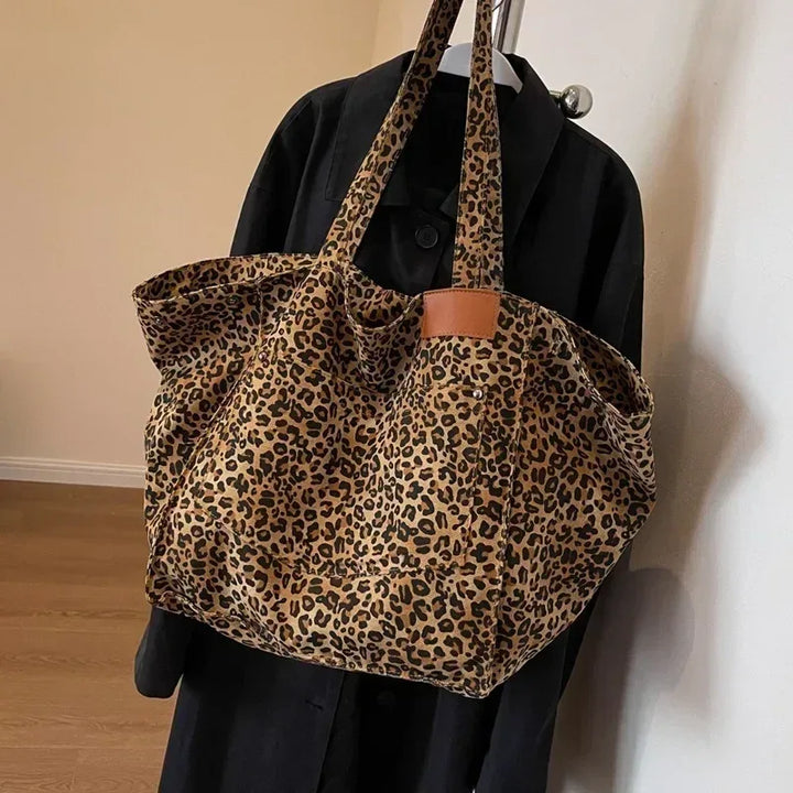 ODILE™– Effortless Chic Leopard Tote Bag - MABEL LONDON
