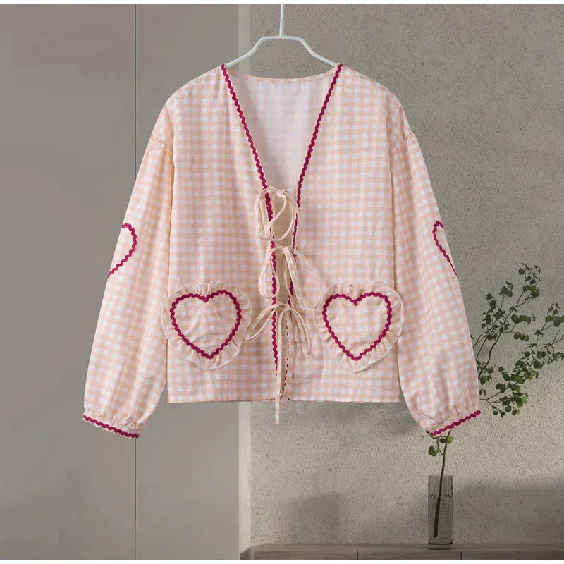 Lunessa | Charming Heart Blouse - MABEL LONDON