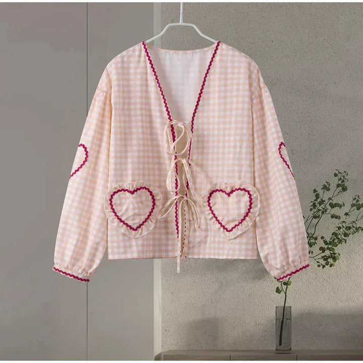 Lunessa | Charming Heart Blouse - MABEL LONDON