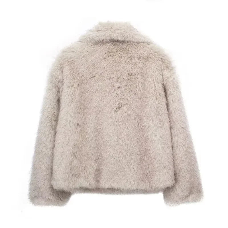 Fiorina | Faux Fur Jacket - MABEL LONDON