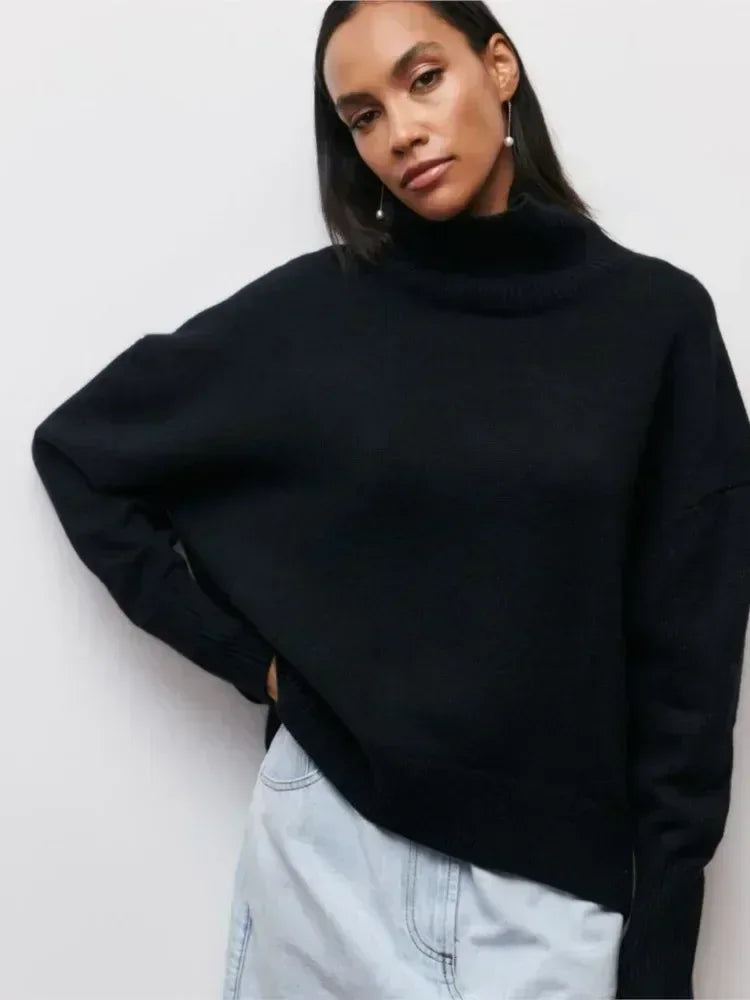 ALYSSA™ - Elegant Turtleneck Sweater - MABEL LONDON
