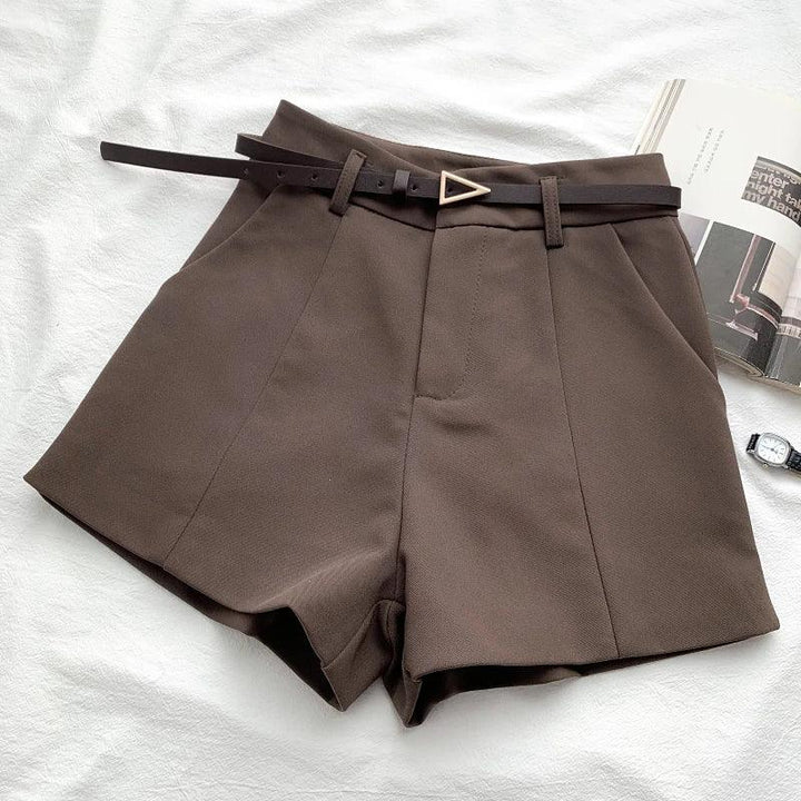 RACHELLE™ – Sleek High-Waist Shorts - MABEL LONDON