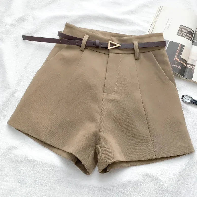 RACHELLE™ – Sleek High-Waist Shorts - MABEL LONDON