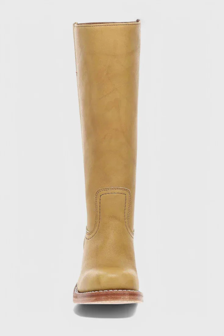 PIPPA | WOMEN'S LEATHER KNEE-HIGH BOOTS WITH HEELS - MABEL LONDON