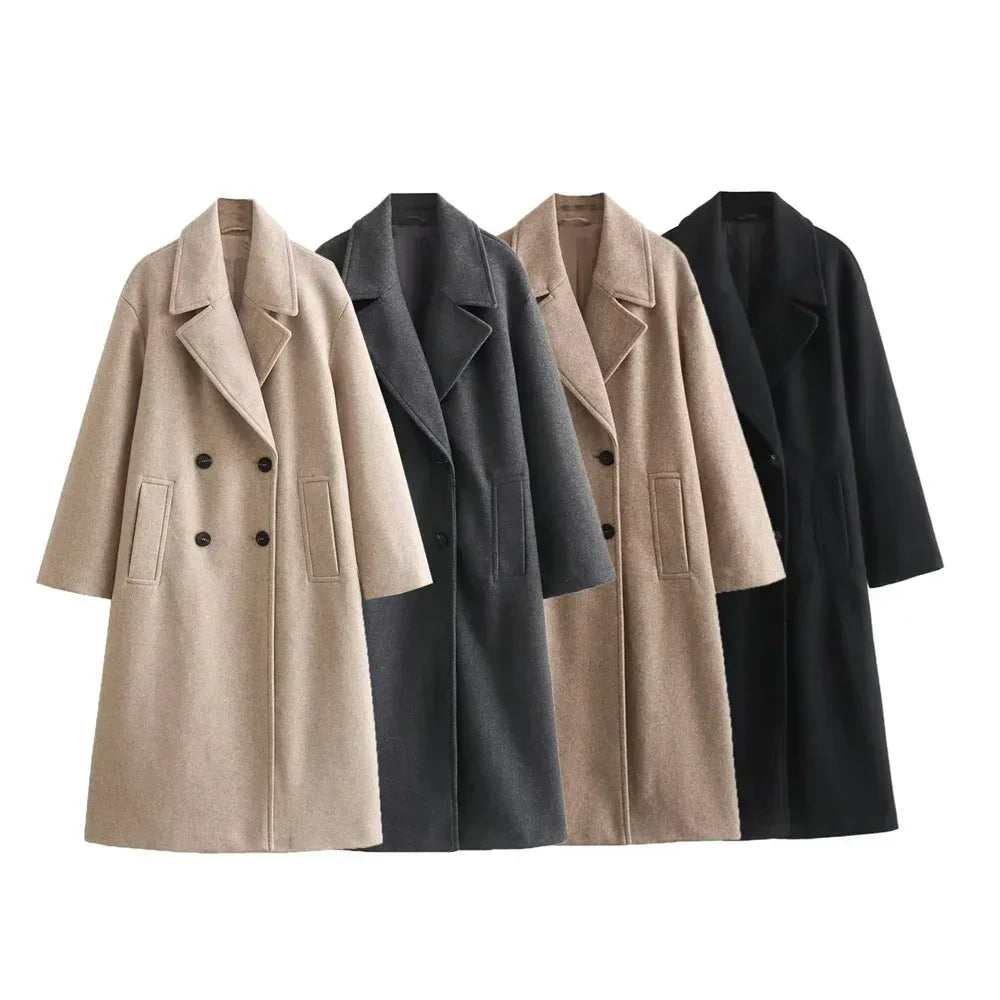 Lyna - Warm Winter Coat with Elegant Design - MABEL LONDON