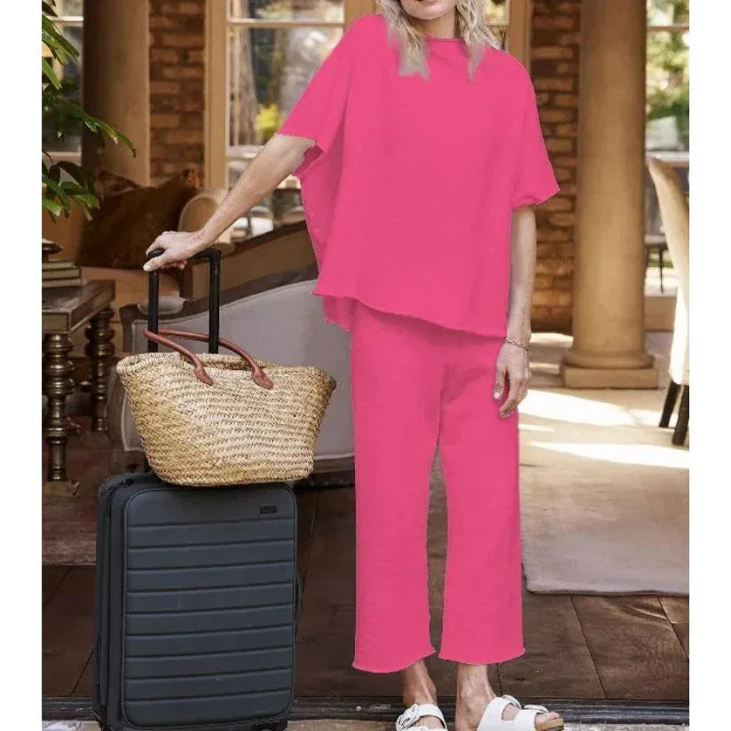 MARIELLA™ – Relaxed Two-Piece Lounge Set - MABEL LONDON