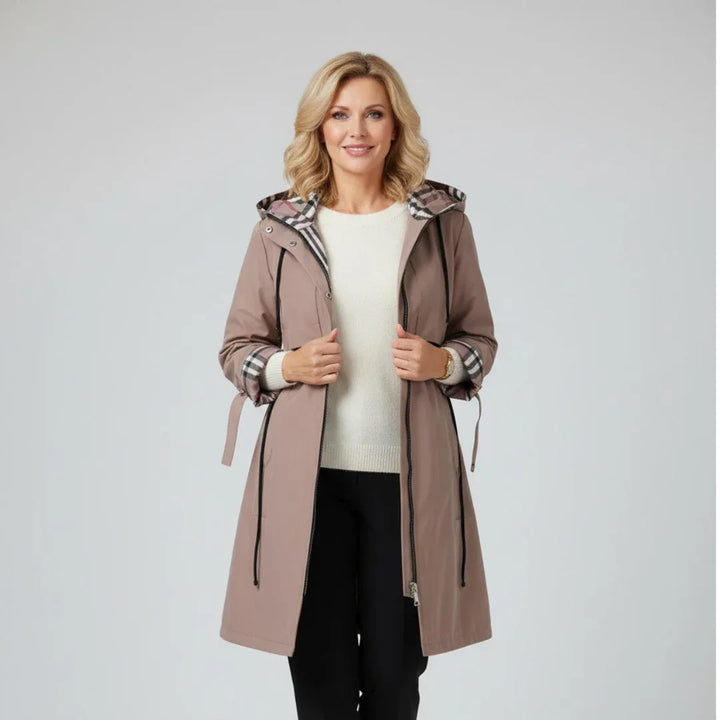 Orla - Waterproof & Windproof Zip Coat - MABEL LONDON