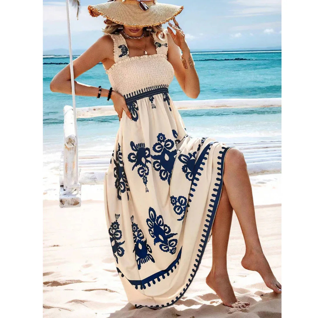 ESTE™ - Summer Casual Sleeveless Maxi Dress - MABEL LONDON