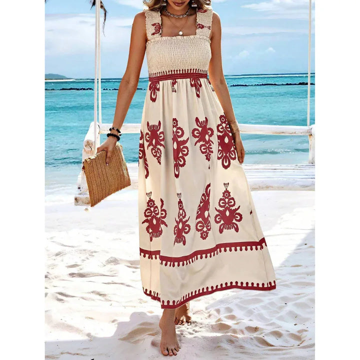 ESTE™ - Summer Casual Sleeveless Maxi Dress - MABEL LONDON