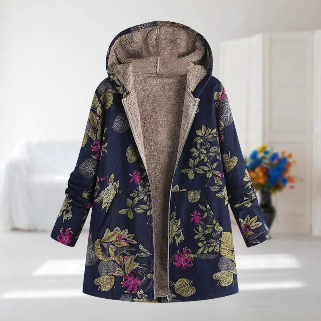 Eva | Warm jacket with fleece lining - MABEL LONDON