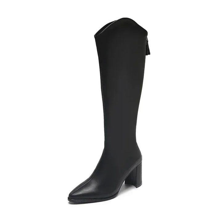 VALERIA™ - Luxe Longline Boots - MABEL LONDON