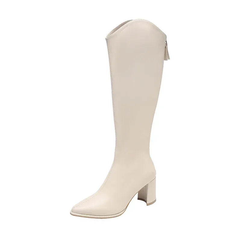 VALERIA™ - Luxe Longline Boots - MABEL LONDON
