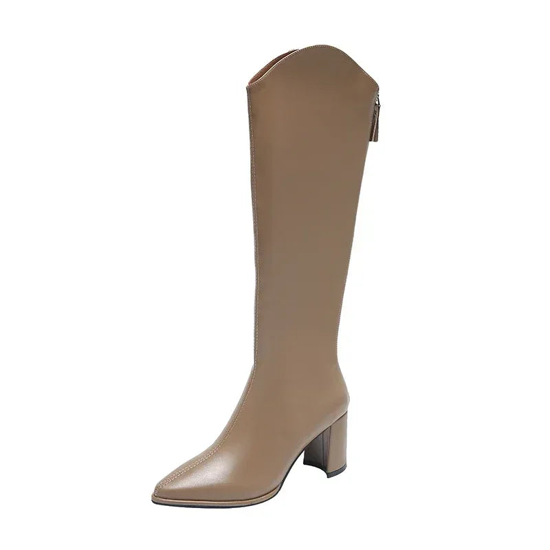 VALERIA™ - Luxe Longline Boots - MABEL LONDON