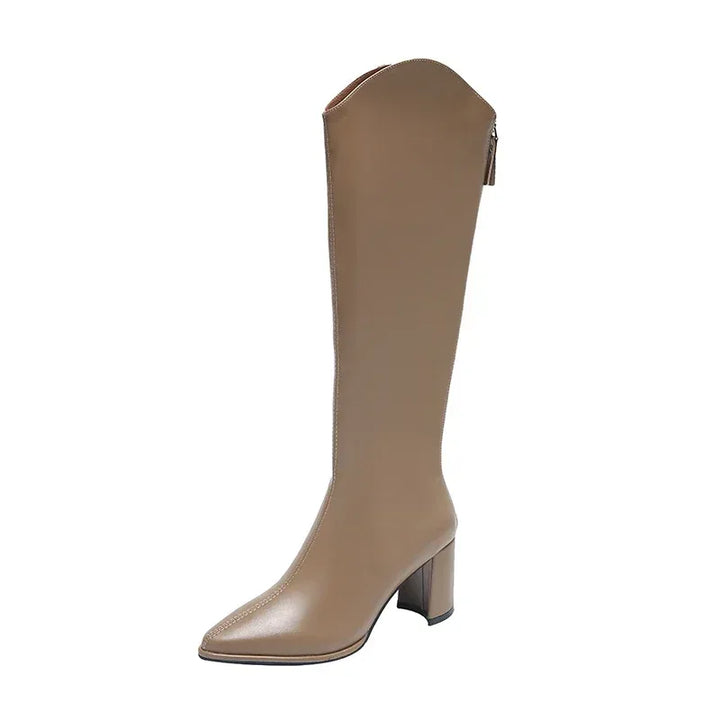 VALERIA™ - Luxe Longline Boots - MABEL LONDON