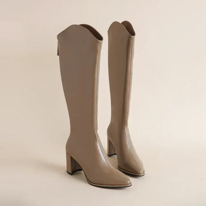 VALERIA™ - Luxe Longline Boots - MABEL LONDON