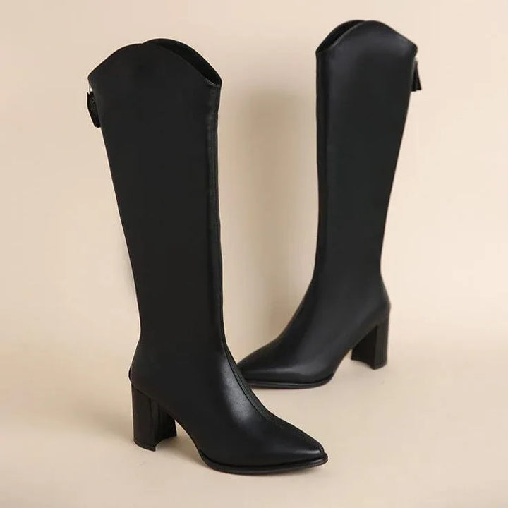 VALERIA™ - Luxe Longline Boots - MABEL LONDON