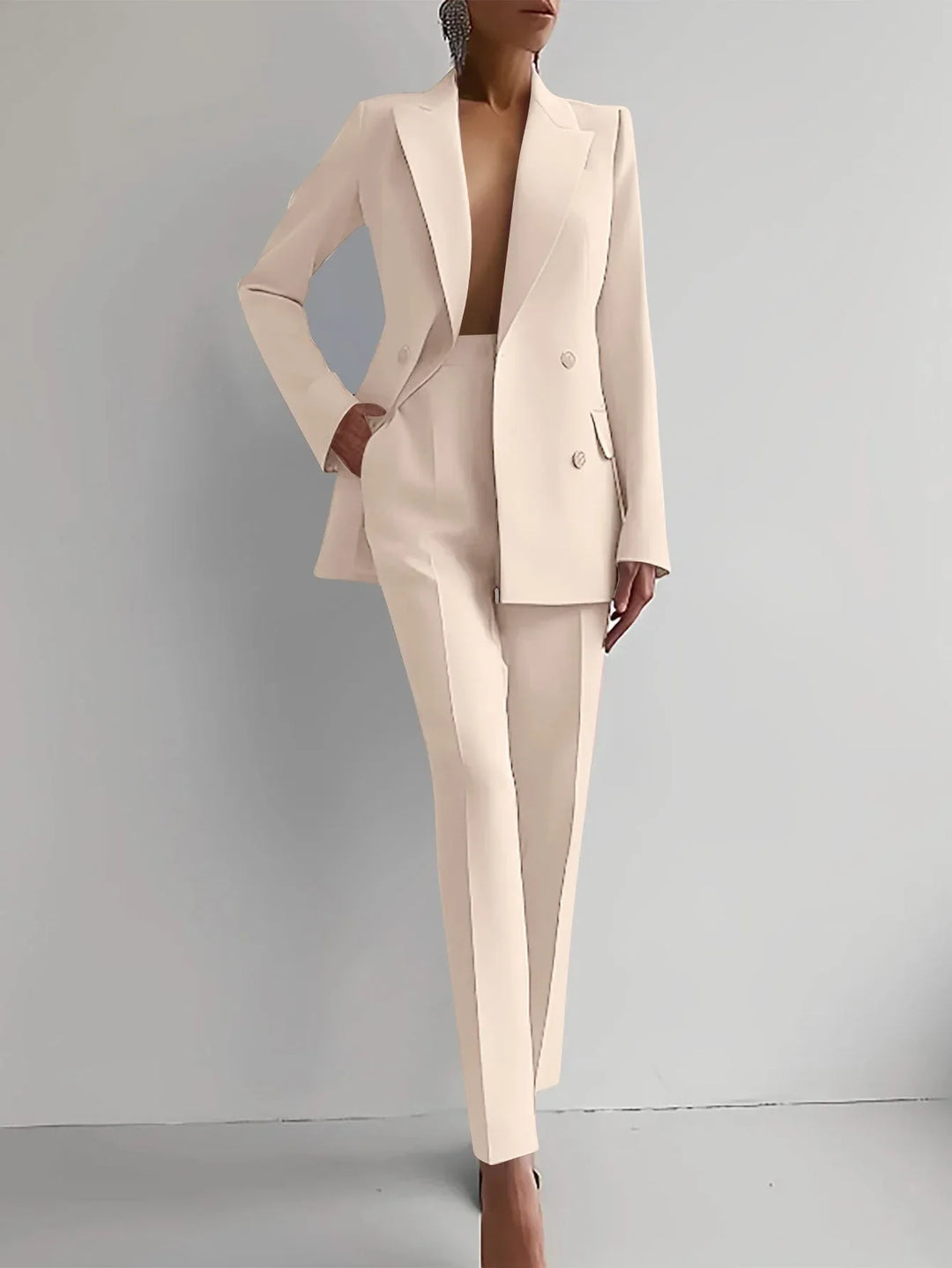 VICTORIA™ | Sleek Tailored Suit - MABEL LONDON