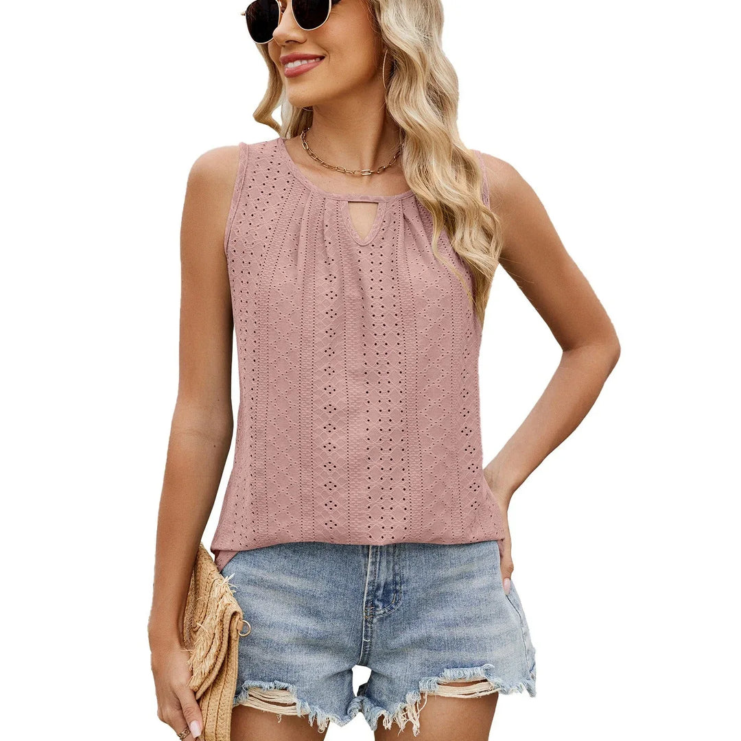 MIRELLA™ – Relaxed Summer Loose Fit Top - MABEL LONDON