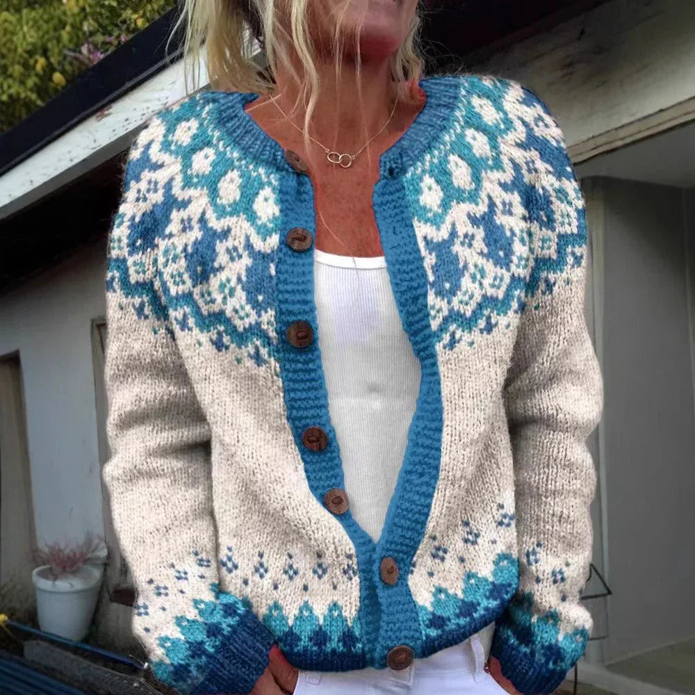 MEVA | VINTAGE ICELANDIC CARDIGAN - MABEL LONDON