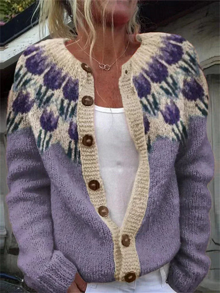 JOSEPHINE | VINTAGE ICELANDIC CARDIGAN - MABEL LONDON