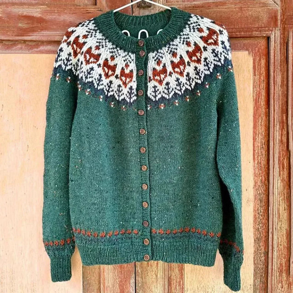ISLA | VINTAGE ICELANDIC CARDIGAN - MABEL LONDON