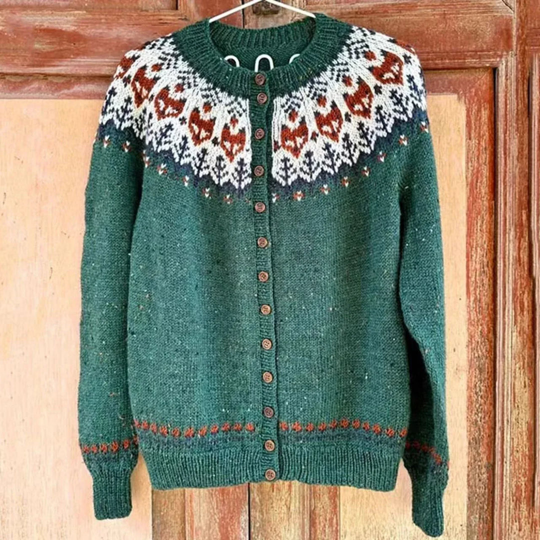 ISLA | VINTAGE ICELANDIC CARDIGAN - MABEL LONDON