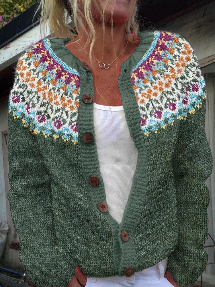 ELLA | VINTAGE ICELANDIC CARDIGAN - MABEL LONDON