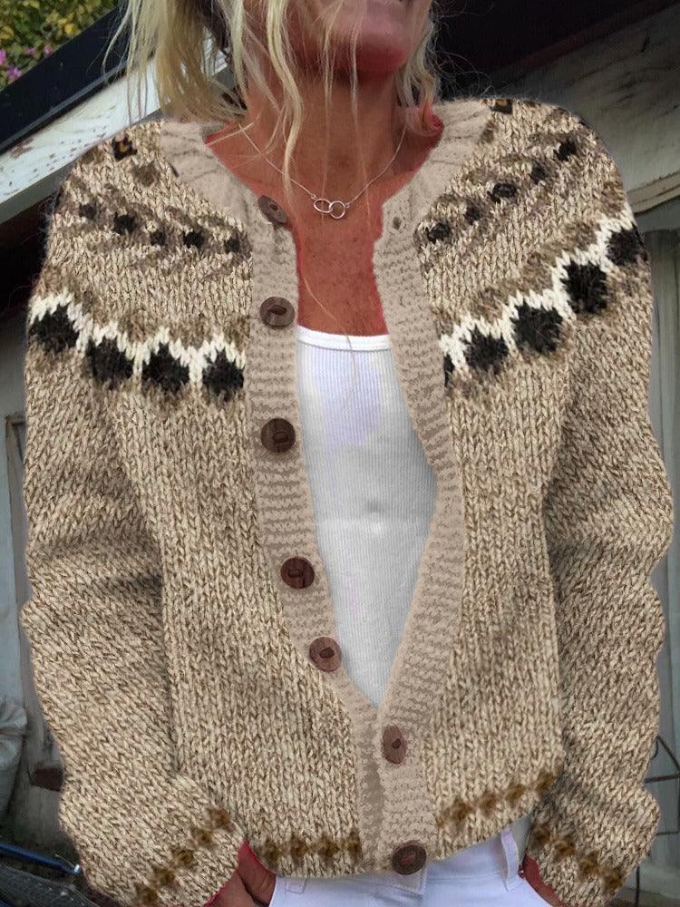 AUBREY | VINTAGE ICELANDIC CARDIGAN - MABEL LONDON