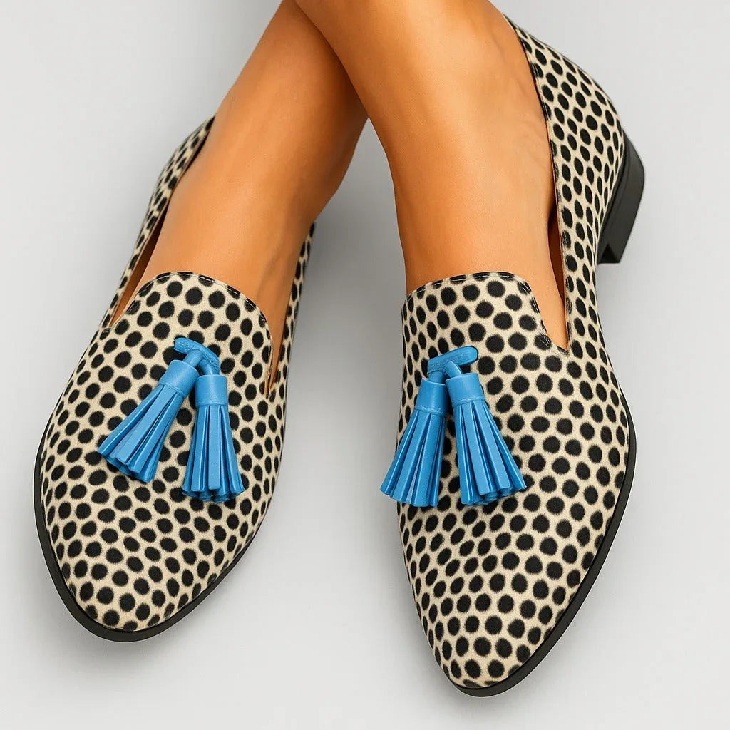 Madeleine - Tassel Detail Loafers - MABEL LONDON