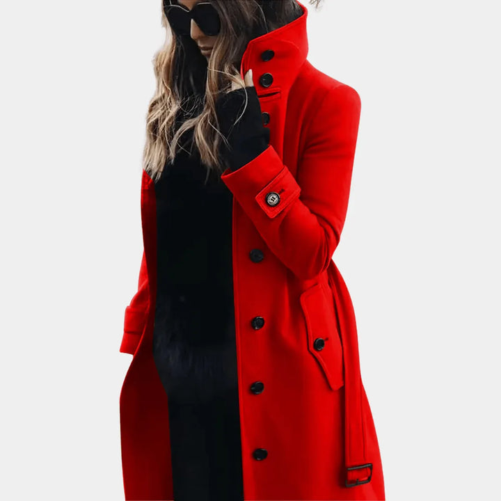Elegant Warm Trench Coat - MABEL LONDON