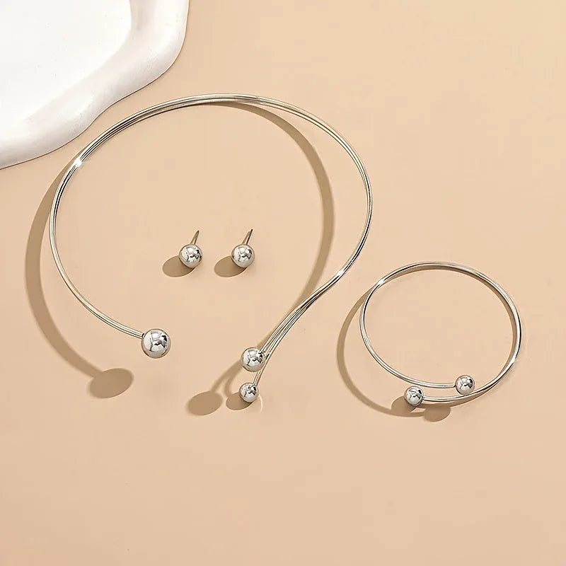 Modern Geometric Jewelry Set - MABEL LONDON