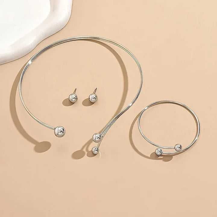 Modern Geometric Jewelry Set - MABEL LONDON