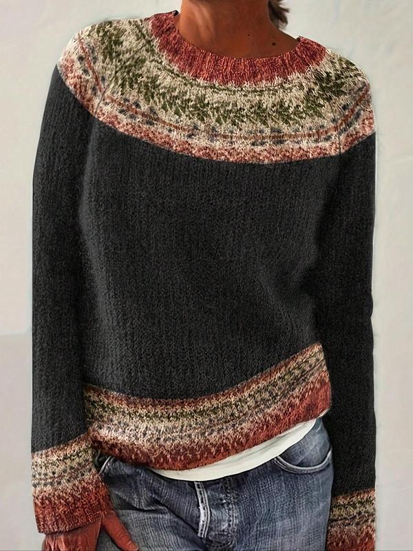 SKYLAR™ - Chic Ethnic Sweater Knitwear - MABEL LONDON