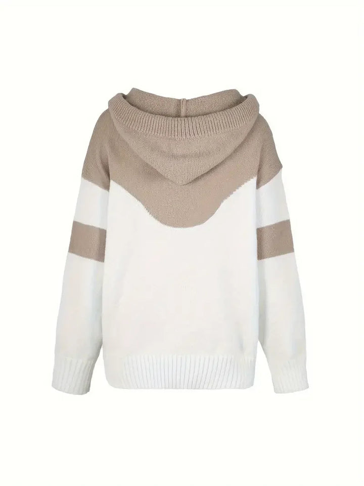 RÍONA™ - Dual-Tone Cosy Hoodie - MABEL LONDON