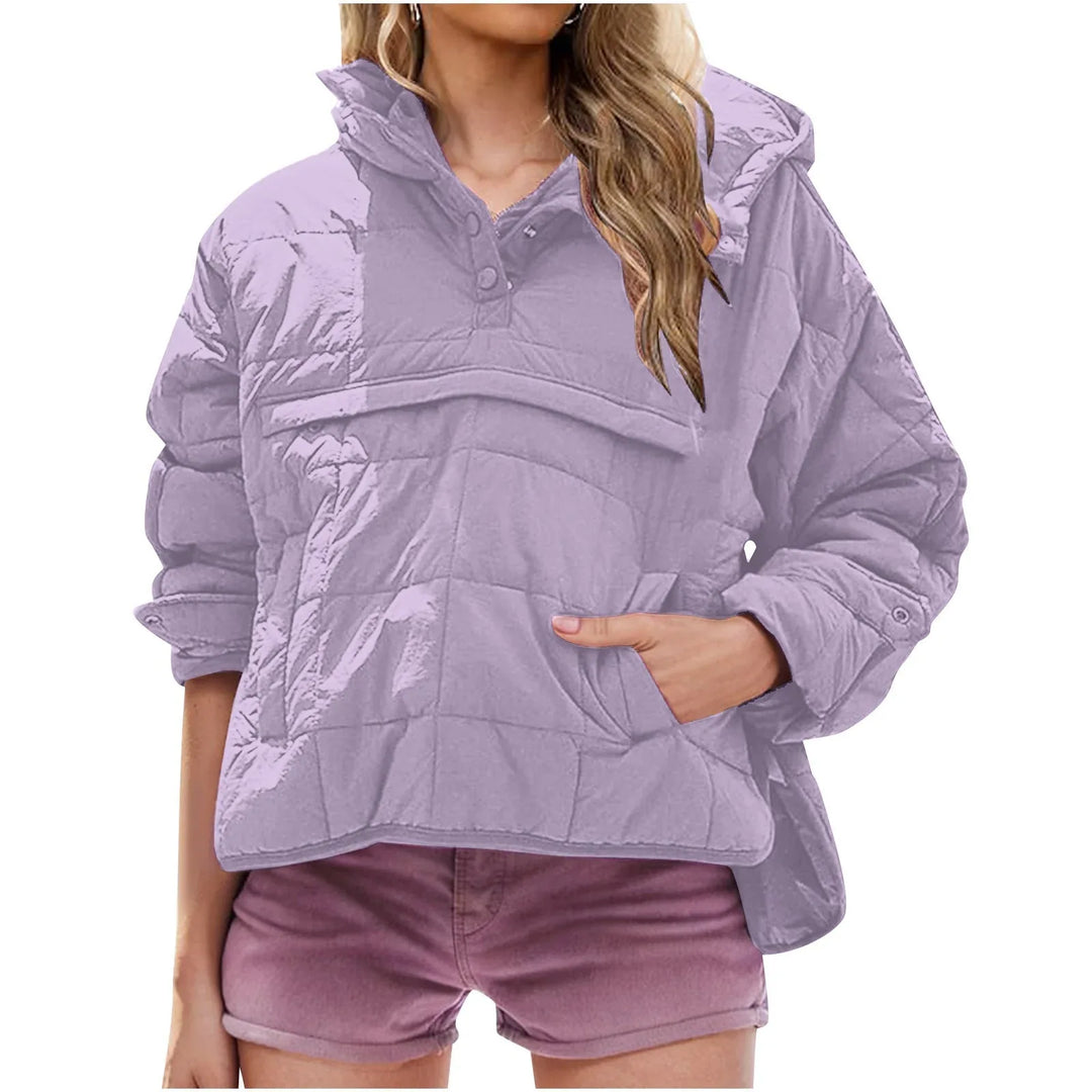 FARRELL™ – Oversized Hooded Pullover Hooded Jacket - MABEL LONDON