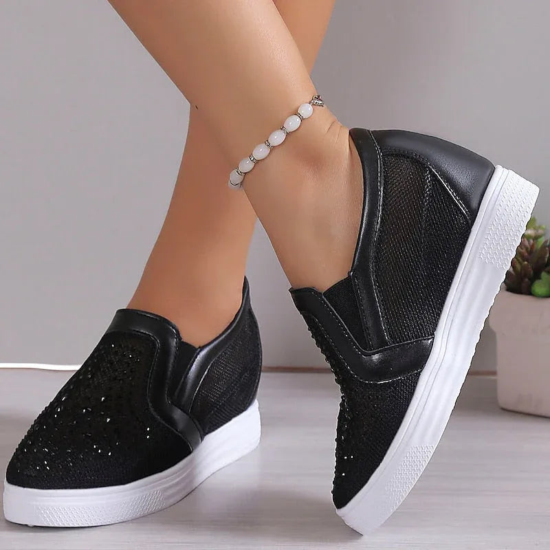 SABRINA™ - Modern Sparkle Sneakers - MABEL LONDON