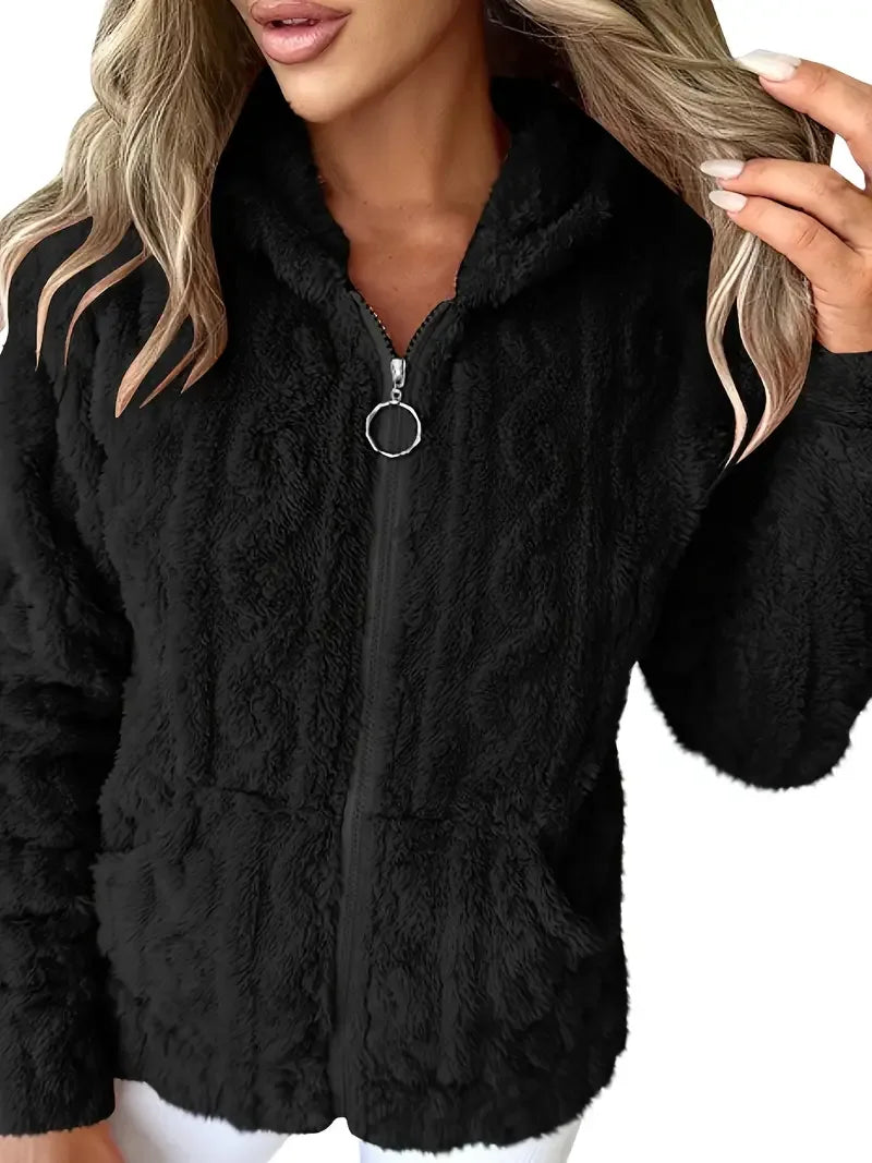 Ruth | Classic Zip-Up Hoodie - MABEL LONDON