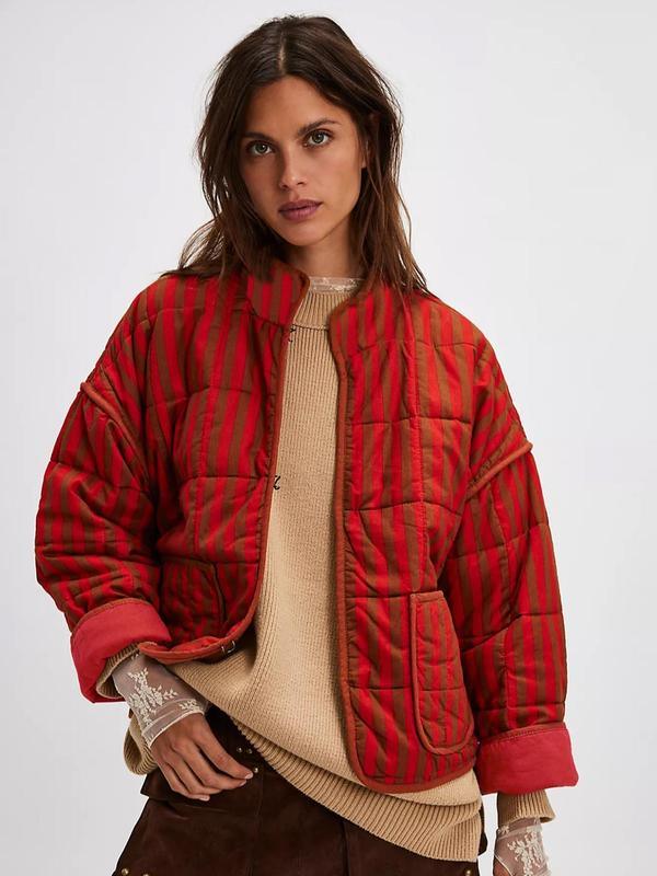 SALENTINE™ - Chic Print Style Long Sleeve Jacket - MABEL LONDON