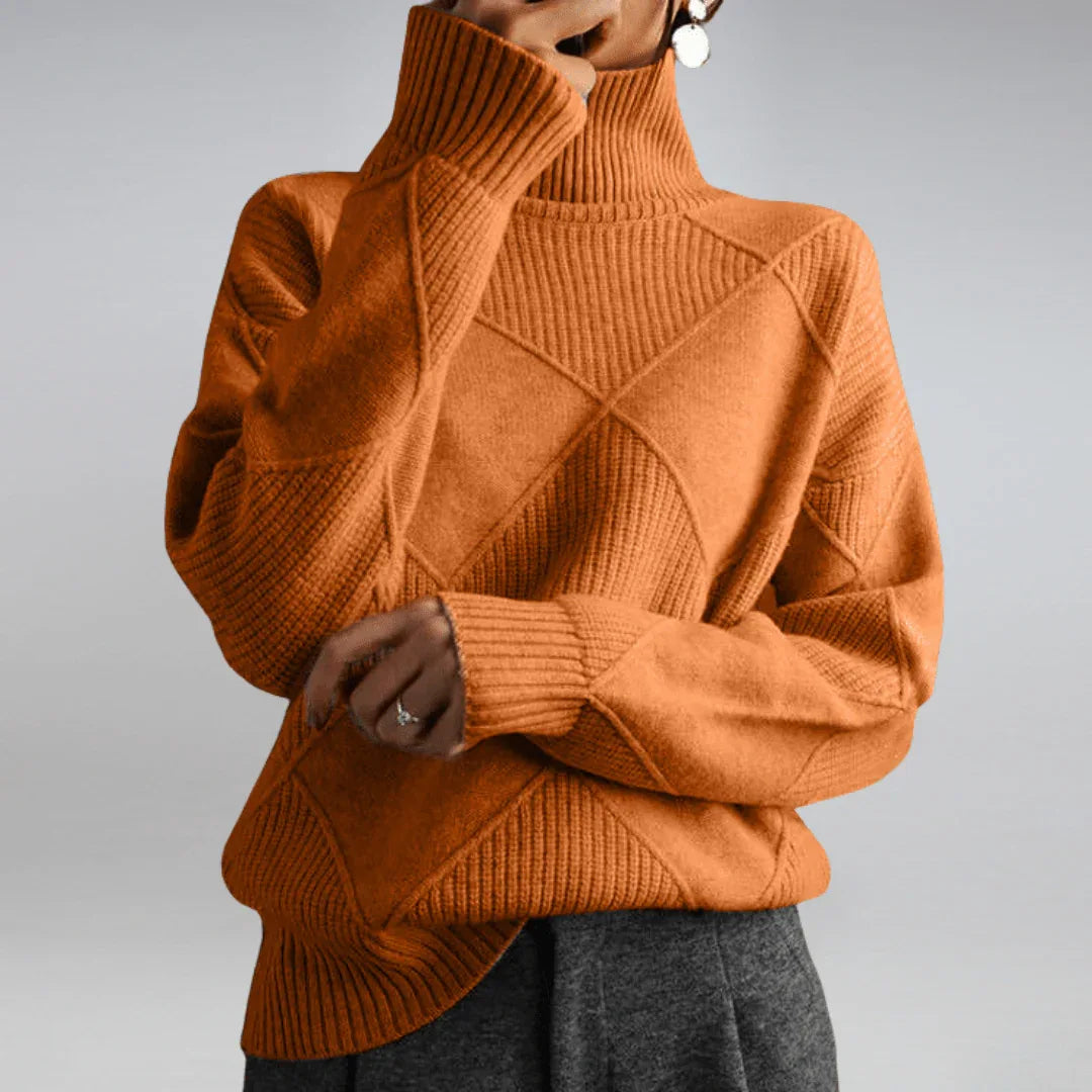 Ameline | Soft Turtleneck Sweater - MABEL LONDON