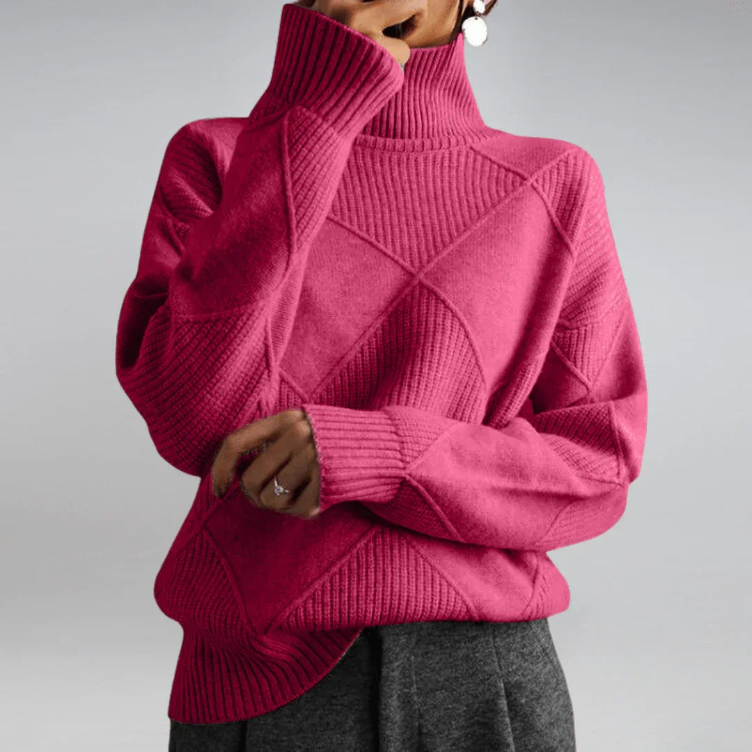 Ameline | Soft Turtleneck Sweater - MABEL LONDON