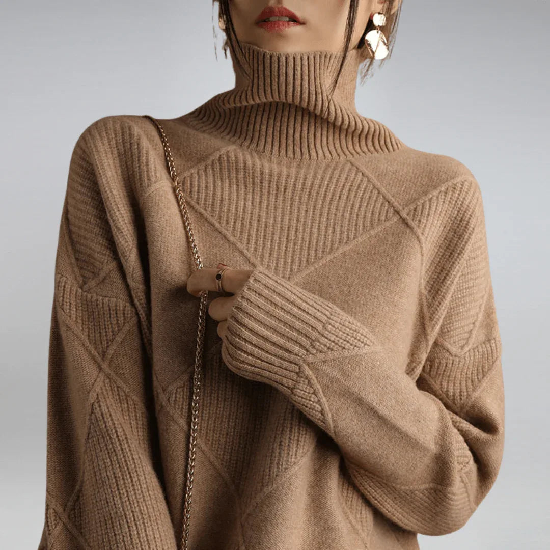 Ameline | Soft Turtleneck Sweater - MABEL LONDON