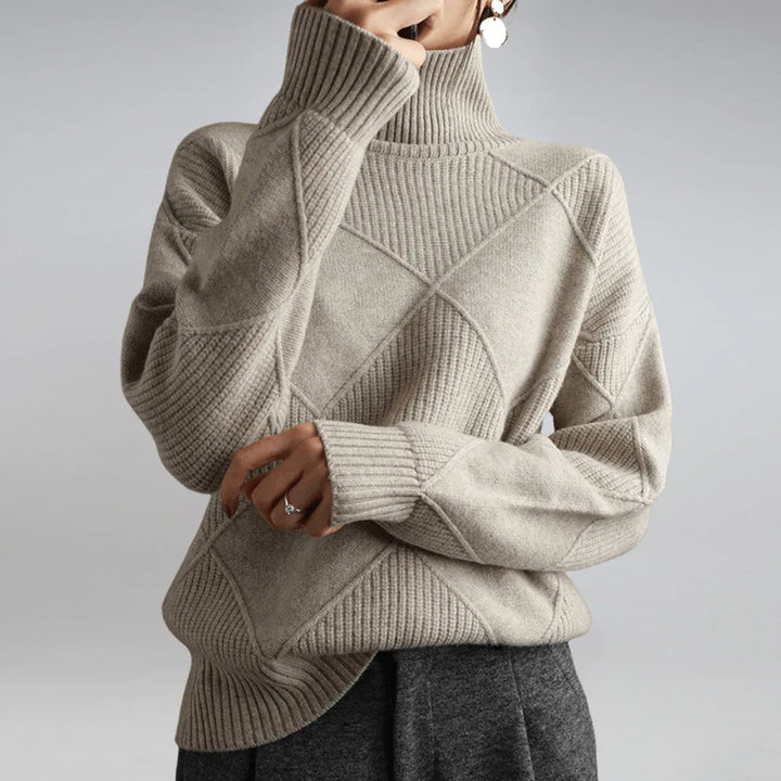 Ameline | Soft Turtleneck Sweater - MABEL LONDON