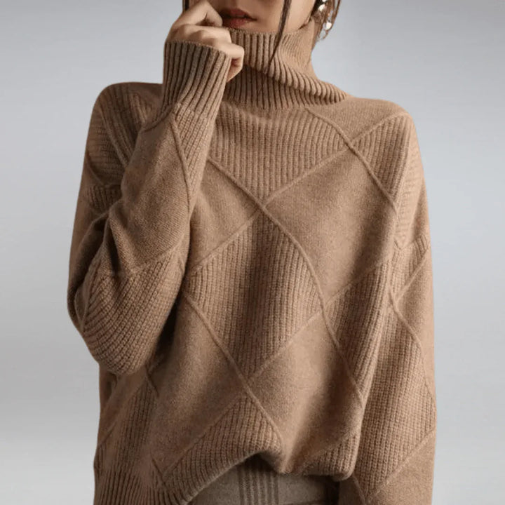 Ameline | Soft Turtleneck Sweater - MABEL LONDON